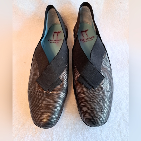 Thierry Rabotin Leather Slip On Shoes - EU 39.5 / US 8.5 - ITALY - Picture 1 of 5